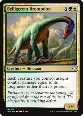 Belligerent Brontodon - Foil