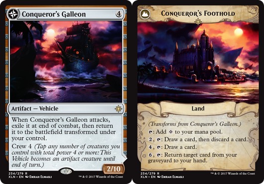 Conqueror's Galleon // Conqueror's Foothold - Foil