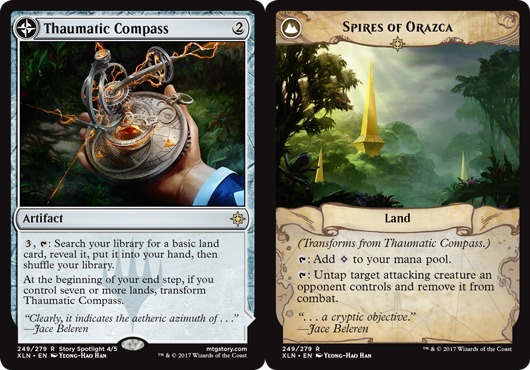 Thaumatic Compass // Spires of Orazca - Foil