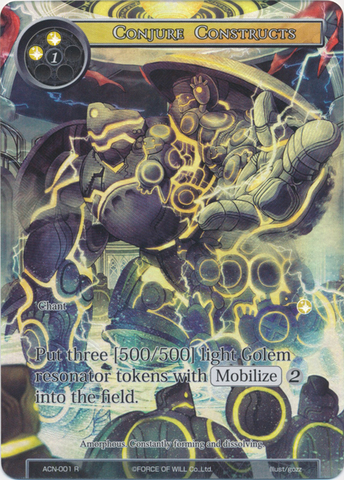 Conjure Constructs (Full Art) - ACN-001 - R