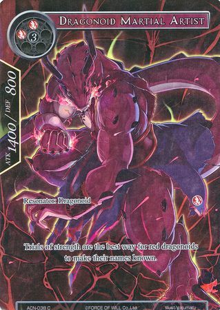 Dragonoid Martial Artist (Full Art) - ACN-038 - C