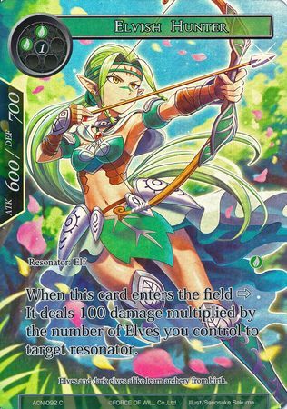 Elvish Hunter (Full Art) - ACN-092 - C