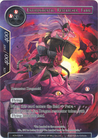 Environmental Researcher, Fabre (Full Art) - ACN-039 - R