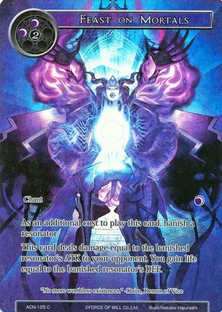 Feast on Mortals (Full Art) - ACN-125 - C