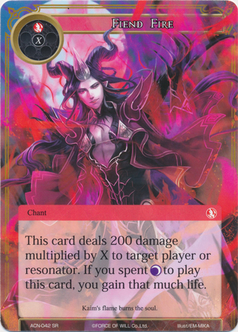 Fiend Fire - ACN-042 - SR