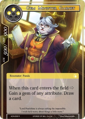 Gem Minister Garnet - ACN-006 - R