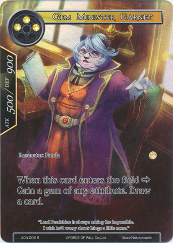 Gem Minister Garnet (Full Art) - ACN-006 - R