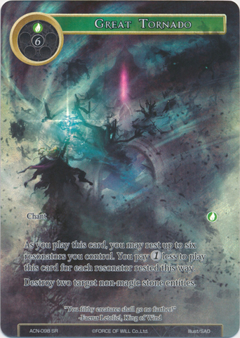 Great Tornado (Full Art) - ACN-098 - SR