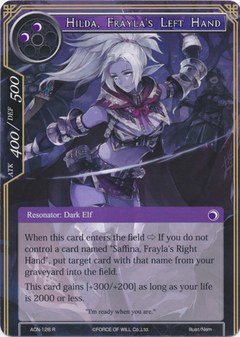 Hilda, Fraylas Left Hand - ACN-128 - R