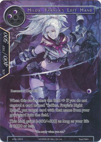 Hilda, Fraylas Left Hand (Full Art) - ACN-128 - R
