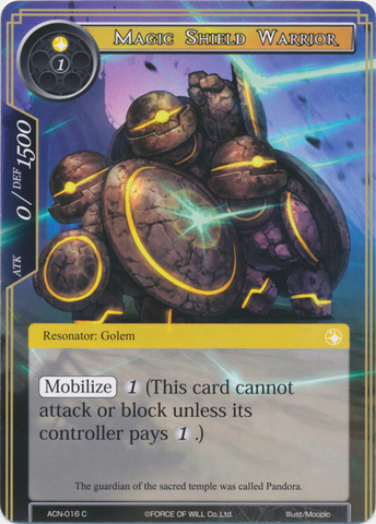 Magic Shield Warrior - ACN-016 - C