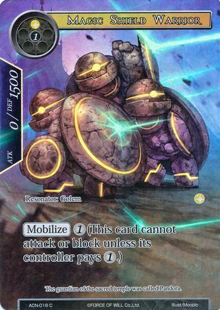 Magic Shield Warrior (Full Art) - ACN-016 - C