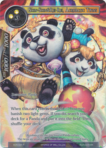 Shin-Shin&Rei-Rei, Acrobatic Twins (Full Art) - ACN-024 - R