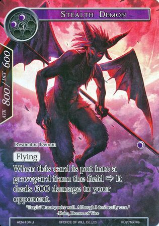 Stealth Demon (Full Art) - ACN-134 - U
