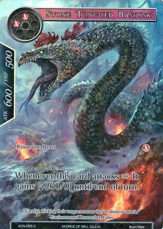 Stone Tongued Basilisk (Full Art) - ACN-055 - C
