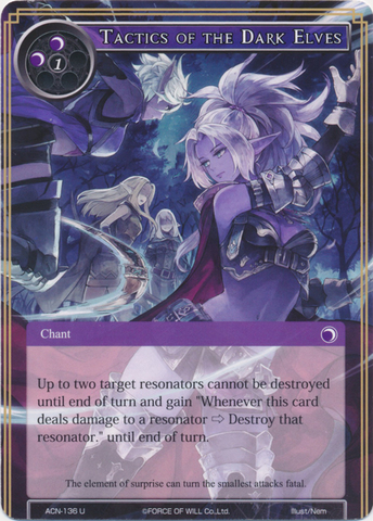 Tactics of the Dark Elves - ACN-136 - U