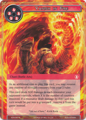 Vanish in Fire - ACN-057 - R