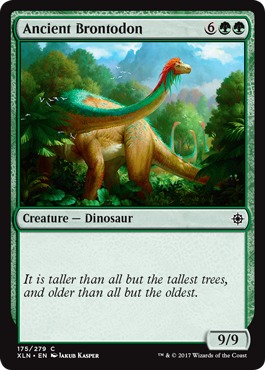 Ancient Brontodon - Foil