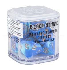 Blood Bowl Reikland Reavers Dice Set