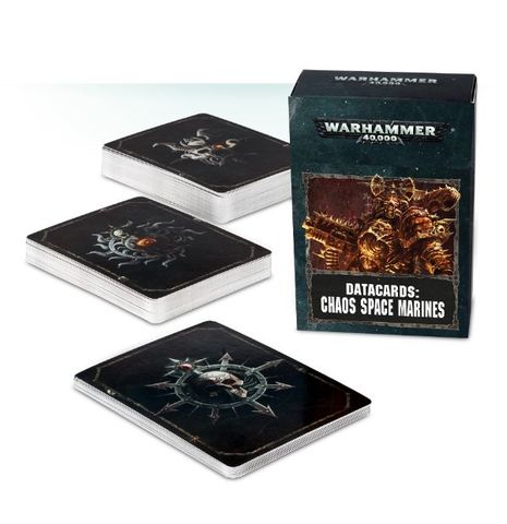 Datacards: Chaos Space Marines (English)