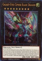 Galaxy-Eyes Cipher Blade Dragon - JUMP-EN081 - Ultra Rare - Limited Edition