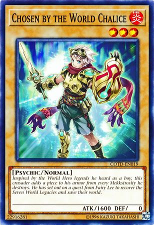 Chosen by the World Chalice - COTD-EN019 - Common - Unlimited Edition -  Yu-Gi-Oh! Singles  Booster Set Cards (VRAINS)  Code of the Duelist -  Illustrious Cards and Games