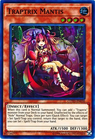 Traptrix Mantis - COTD-EN030 Super Rare Unlimited Edition