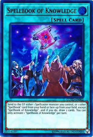 Spellbook of Knowledge - COTD-EN062 - Ultra Rare - Unlimited Edition