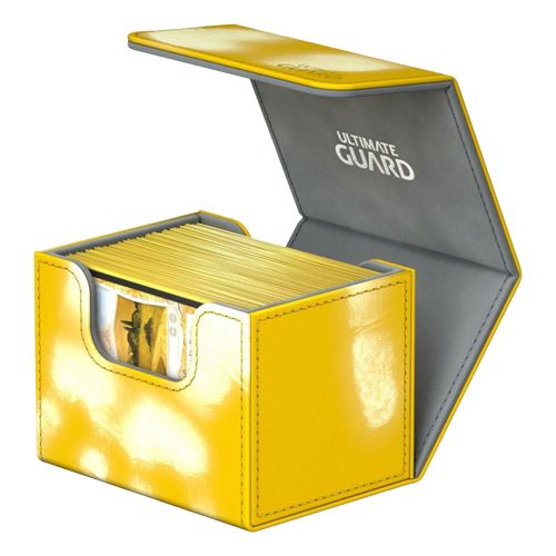 Ultimate Guard - Deck Case 100+ Sidewinder Chromiaskin - Yellow -  Accessoires TCG / TCG Accessories » Boite de Rangement / Deck Boxes -  Freegame