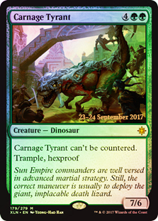 Carnage Tyrant - Foil - Prerelease Promo