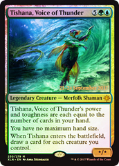 Tishana, Voice of Thunder - Foil - Prerelease Promo