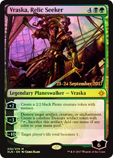 Vraska, Relic Seeker - Foil - Prerelease Promo