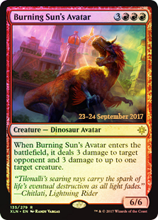 Burning Suns Avatar - Foil - Prerelease Promo