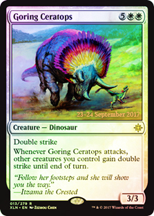 Goring Ceratops - Foil - Prerelease Promo