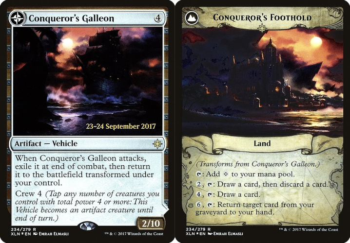 Conquerors Galleon - Prerelease Foil