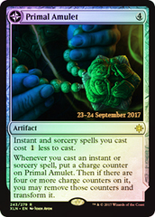 Primal Amulet // Primal Wellspring - Foil - Prerelease Promo