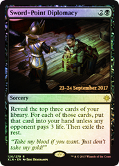 Sword-Point Diplomacy - Foil - Prerelease Promo