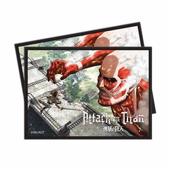 Ultra Pro - Deck Protectors - Attack On Titan Eren Vs Colossal Titan 65Ct