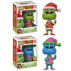 Pop! Books 12: Dr. Seuss - How The Grinch Stole Christmas - Santa Grinch (Chase)