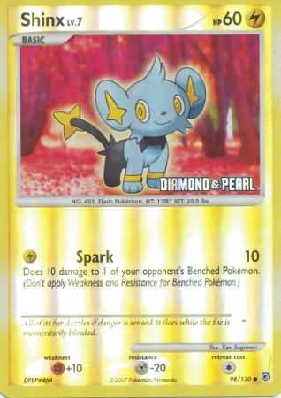 Shinx - 98/130 - 2007 BK Promo Shinx - 98/130 - 2007 BK Promo