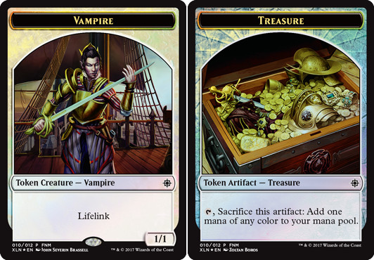 Vampire // Treasure Token - Foil 2017 FNM Promo