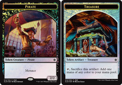 Pirate Token // Treasure Token - Foil 2017 FNM Promo