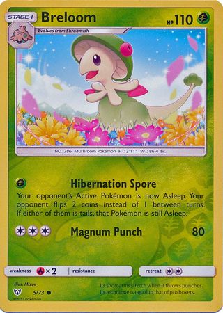 Breloom - 5/73 - Common - Reverse Holo