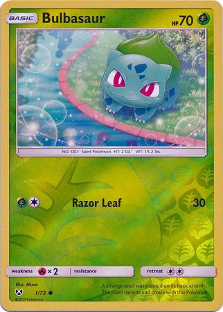 Bulbasaur - 1/73 - Common - Reverse Holo