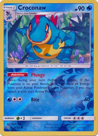 Croconaw - 19/73 - Common - Reverse Holo