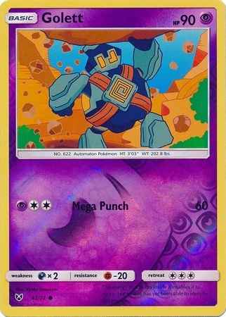 Golett - 43/73 - Common - Reverse Holo Golett - 43/73 - Common - Reverse Holo
