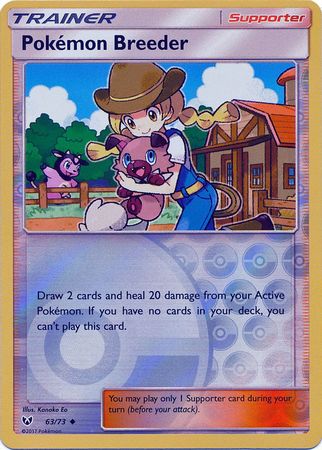 Pokemon Breeder - 63/73 - Uncommon - Reverse Holo