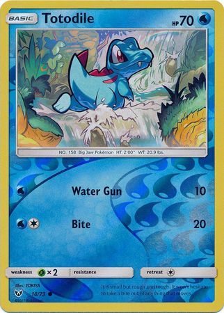Totodile - 18/73 - Common - Reverse Holo Totodile - 18/73 - Common - Reverse Holo