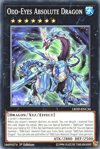 Odd-Eyes Absolute Dragon - LEDD-ENC34 - Common - 1st Edition