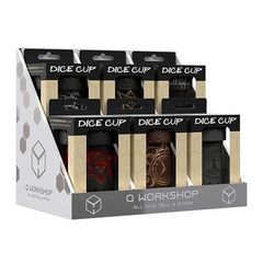 Dice Cup Display: Winter 2017 - 6 Cups